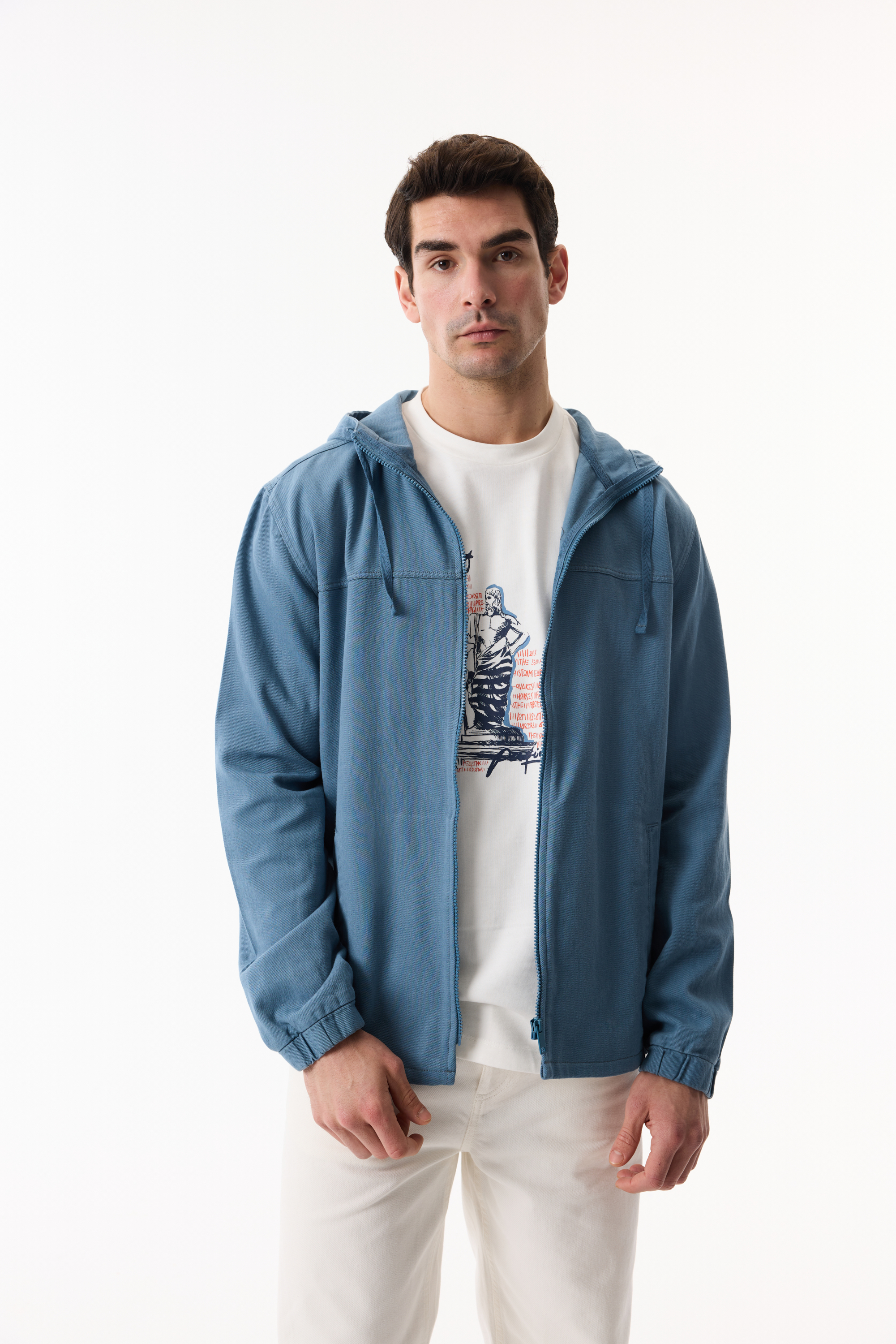 KAPÜŞONLU FERMUARLI CEKET