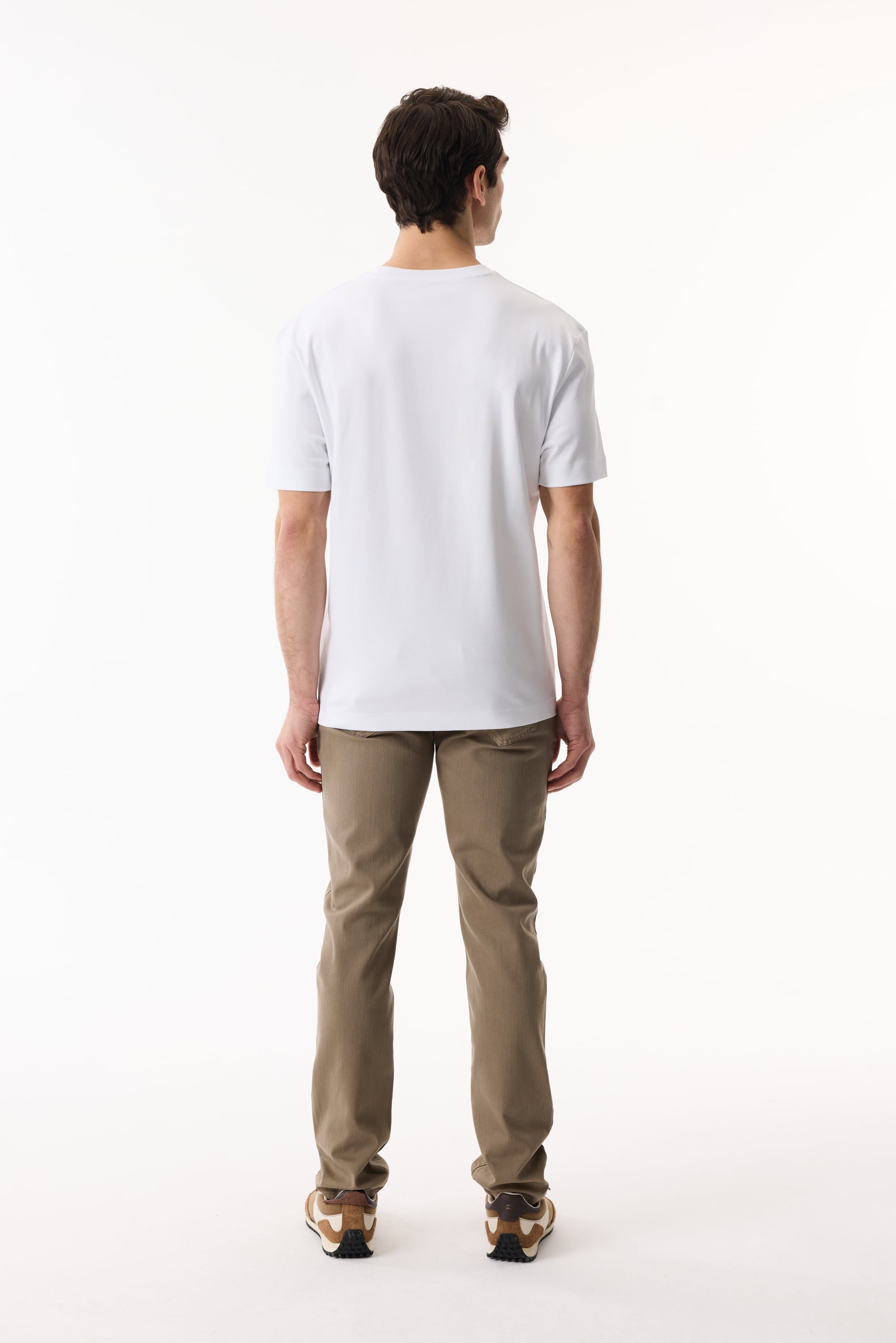 COMFORT FIT BİSİKLET YAKA KISA KOLLU T-SHIRT