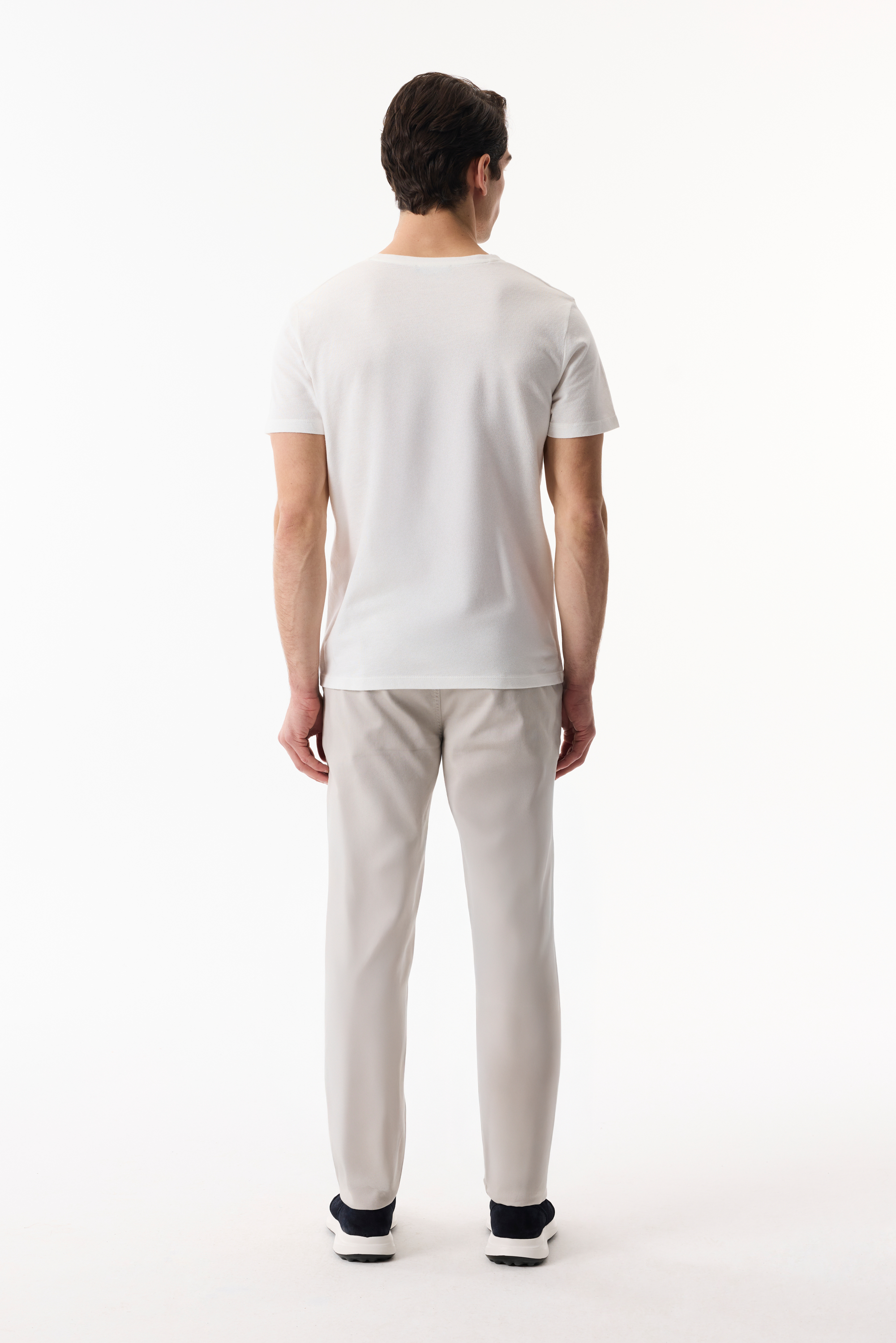 BİSİKLET YAKA KISA KOLLU T-SHIRT