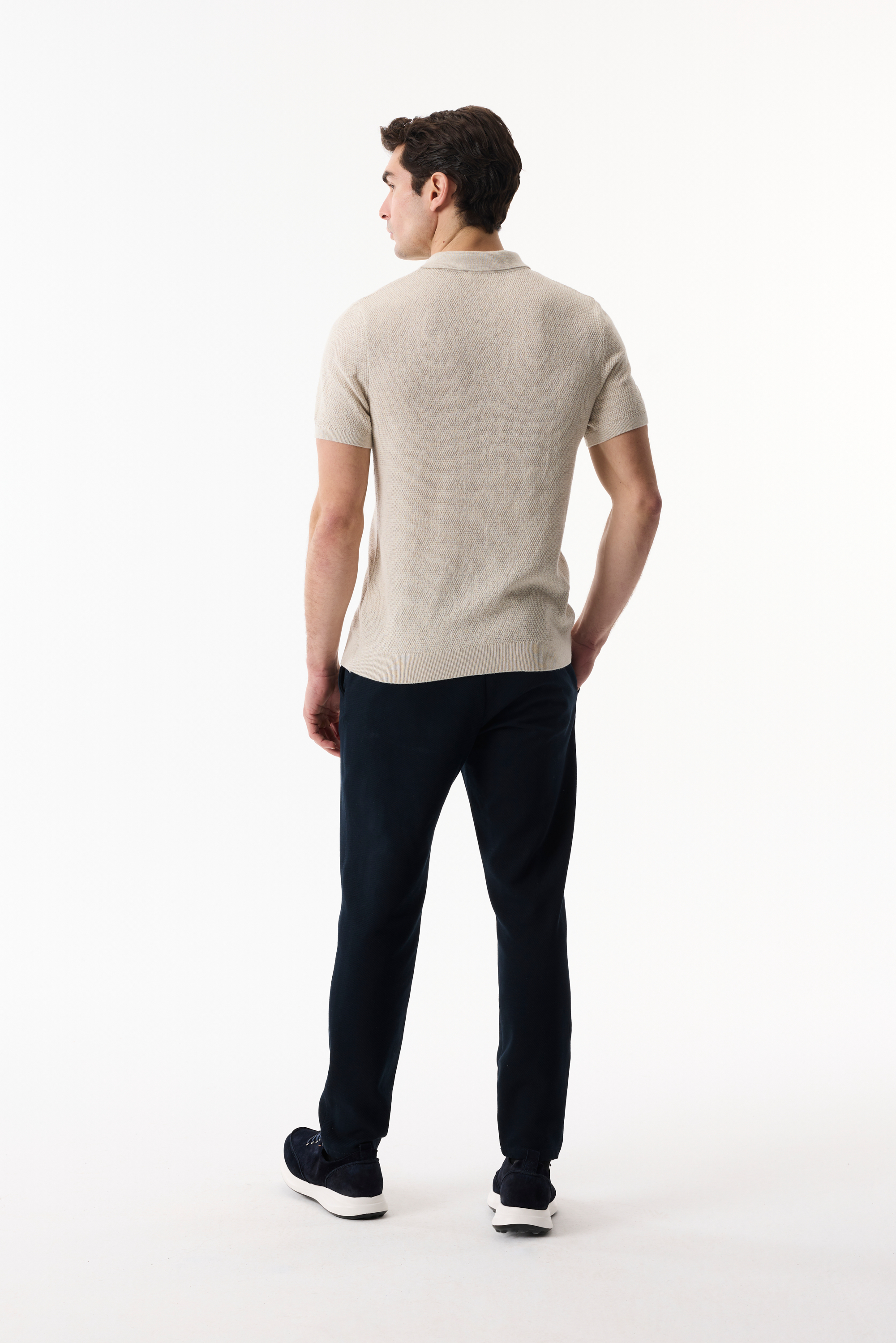 FERMUARLI POLO YAKA KISA KOLLU KAZAK