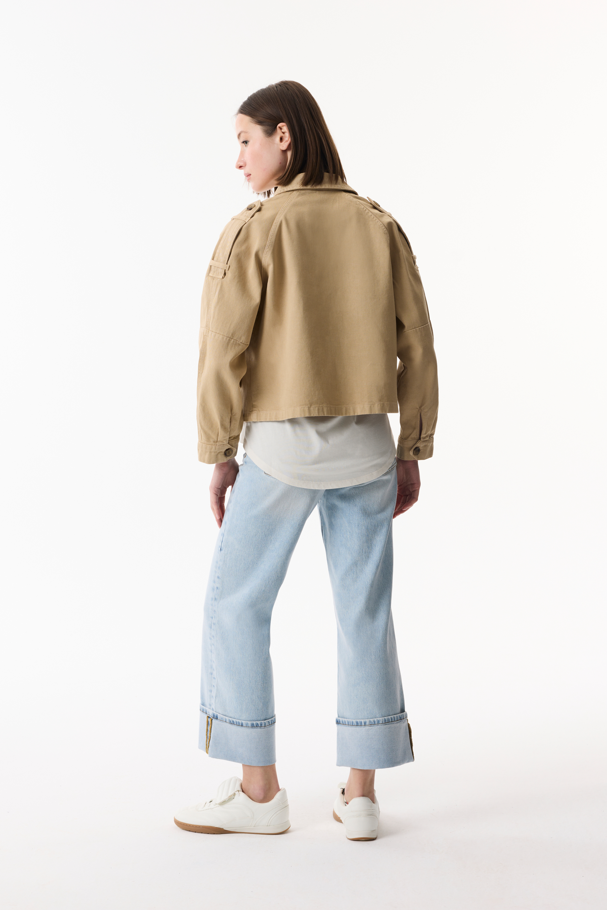 ÇOK CEPLİ FERMUARLI TRUCKER CEKET