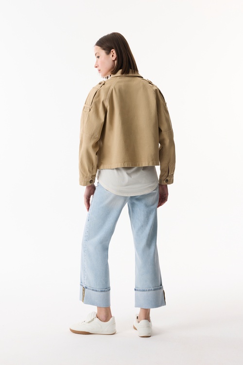  ÇOK CEPLİ FERMUARLI TRUCKER CEKET