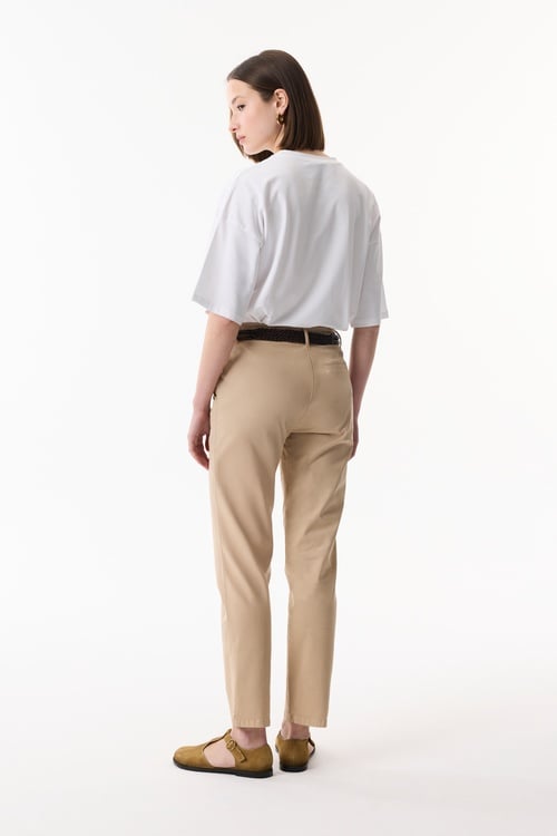  BİSİKLET YAKA LOOSE FIT T-SHIRT