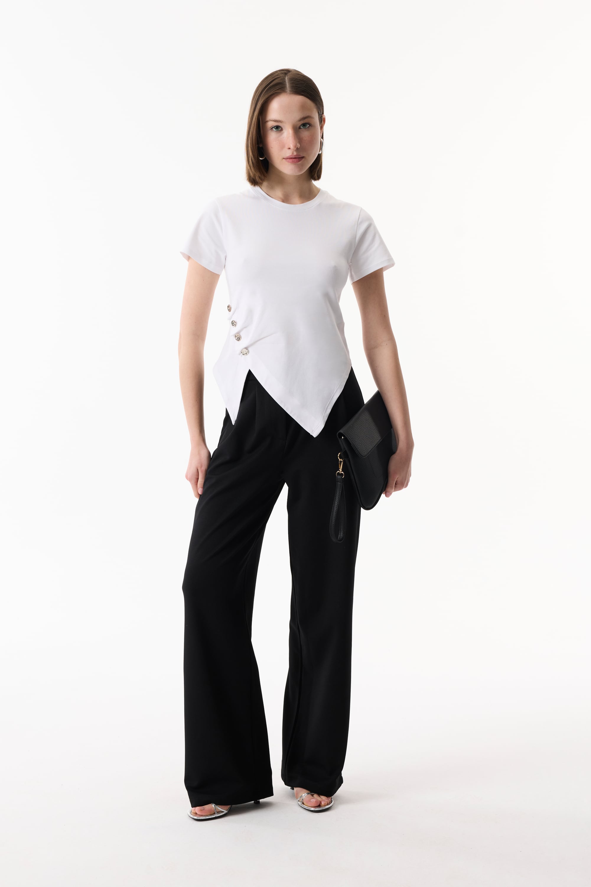 REGULAR FIT PİLELİ PANTOLON