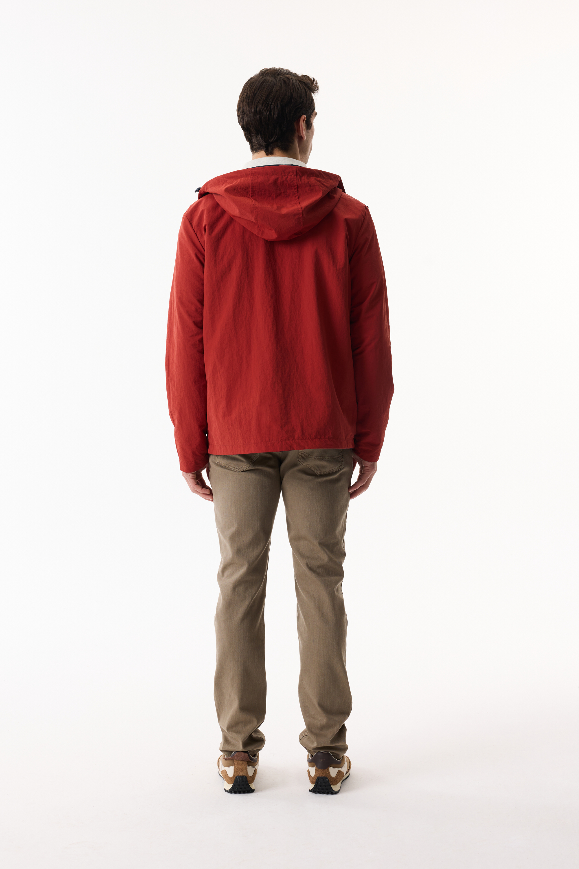 KAPÜŞONLU ÇİFT TARAFLI YAĞMURLUK