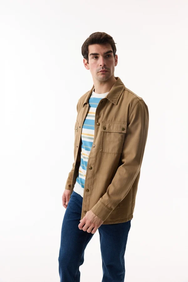 KETEN KARIŞIMLI CASUAL CEKET