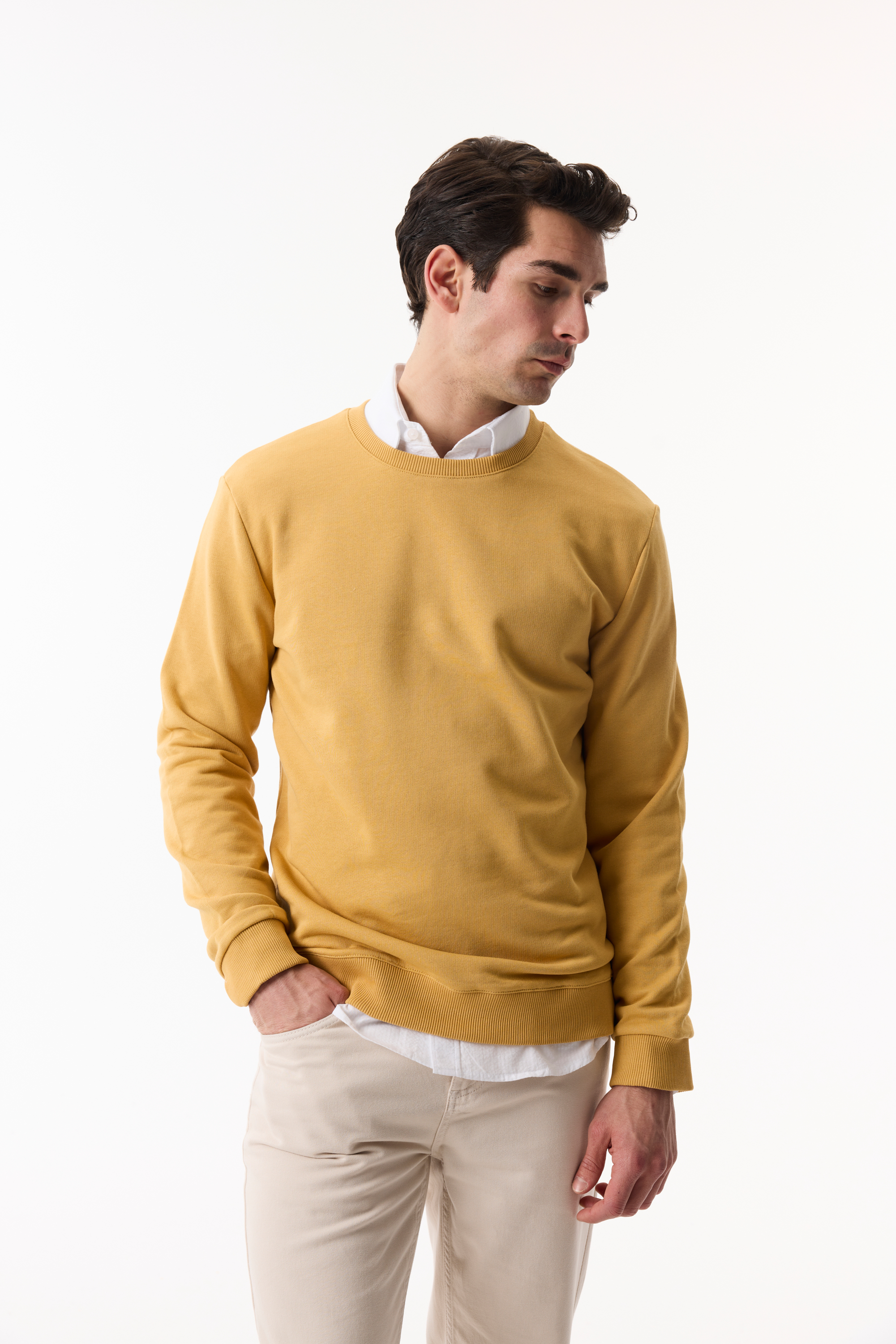 BİSİKLET YAKA SWEATSHIRT