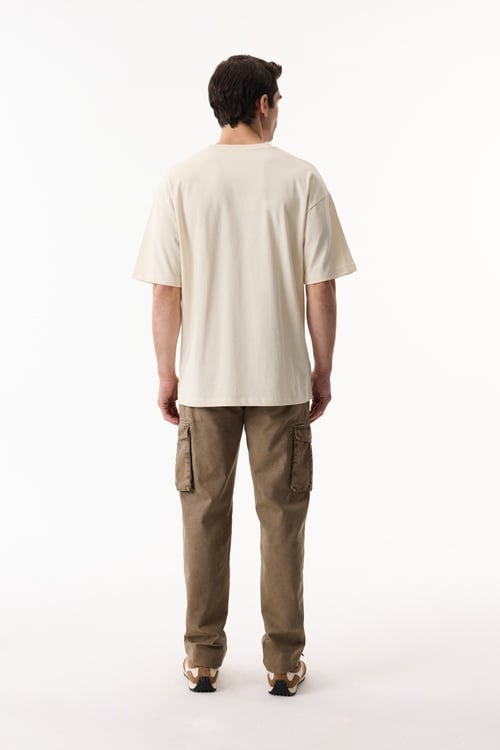  MİTOLOJİK BASKILI OVERSIZE T-SHIRT