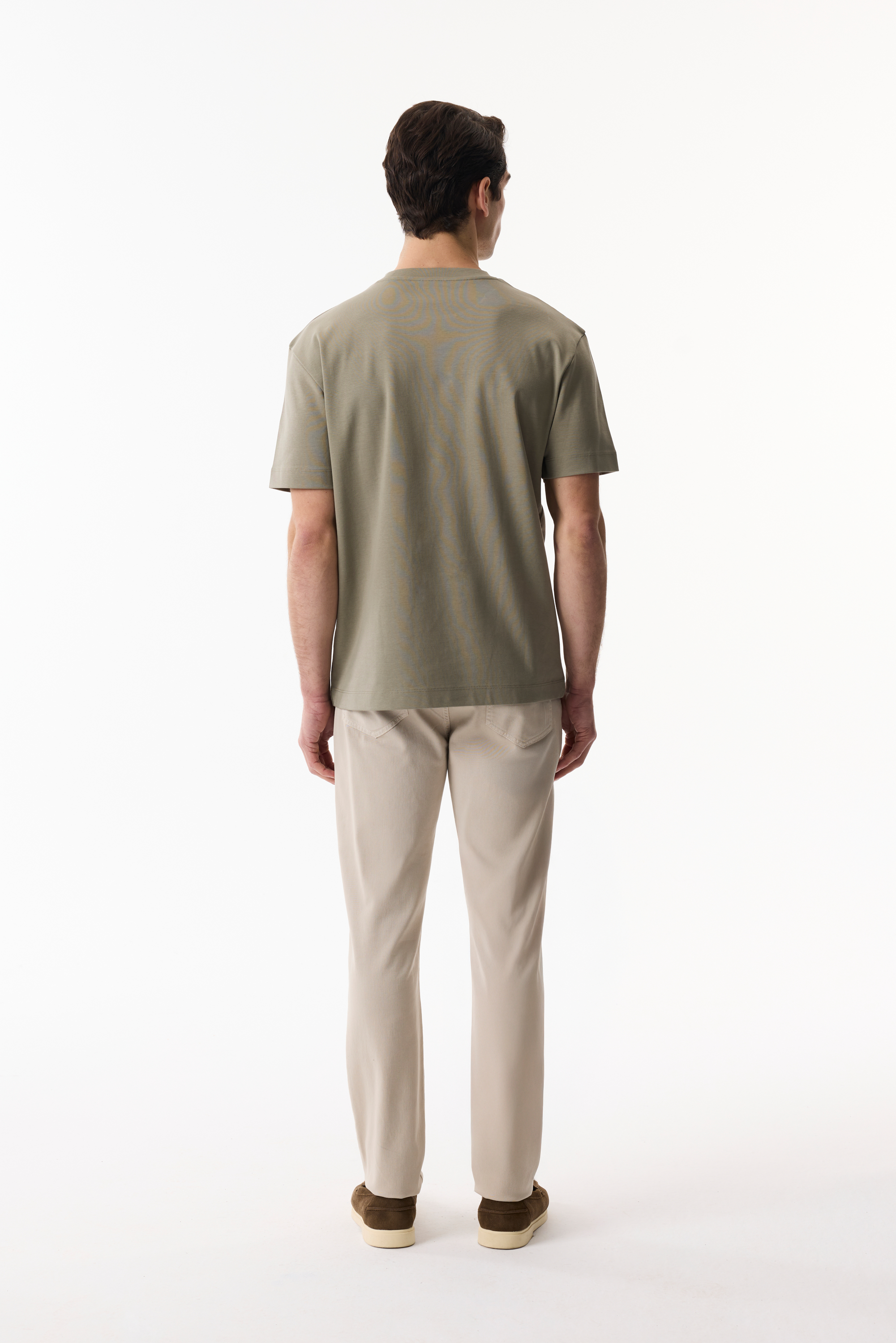 COMFORT FIT BİSİKLET YAKA KISA KOLLU T-SHIRT