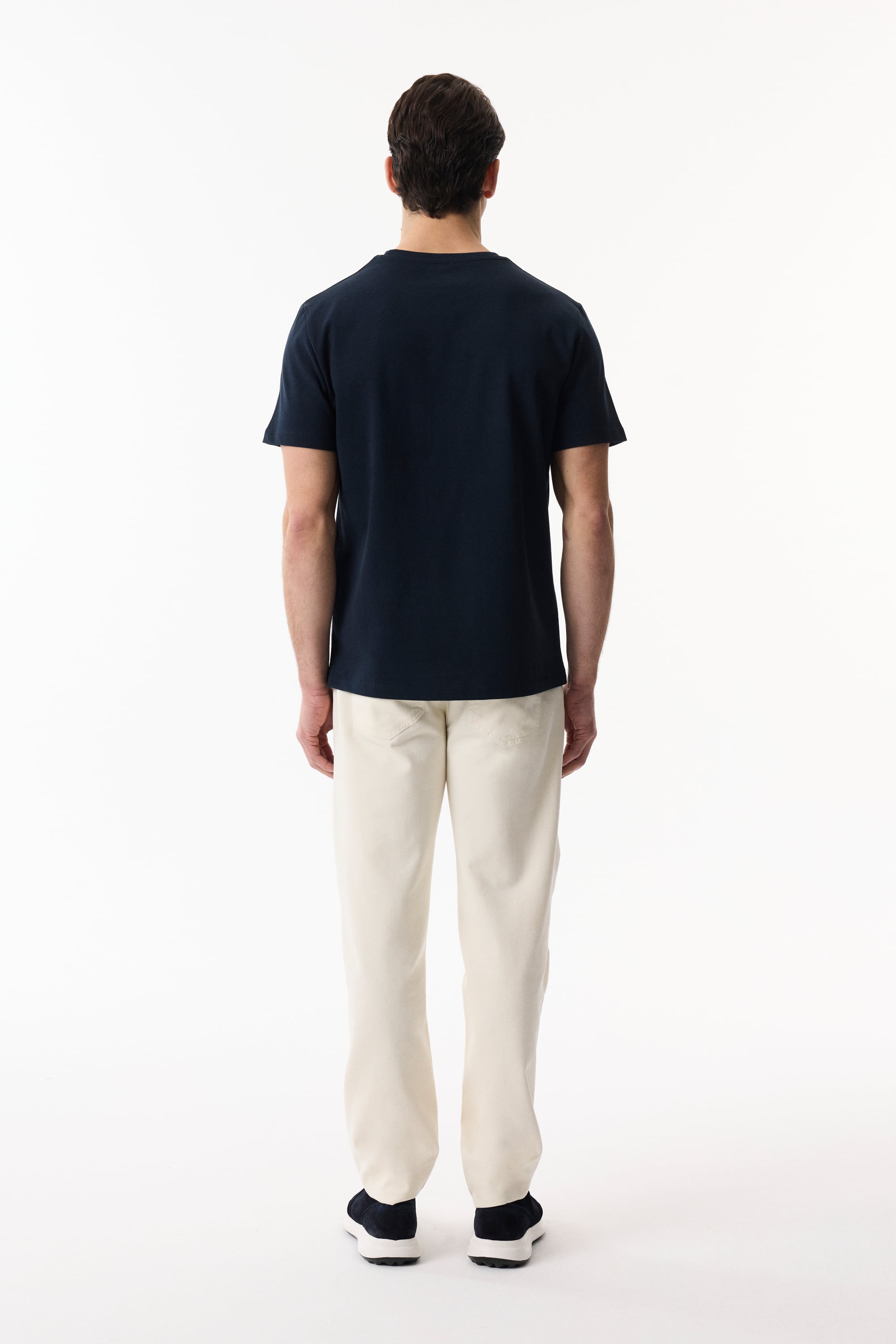 BİSİKLET YAKA KISA KOLLU T-SHIRT