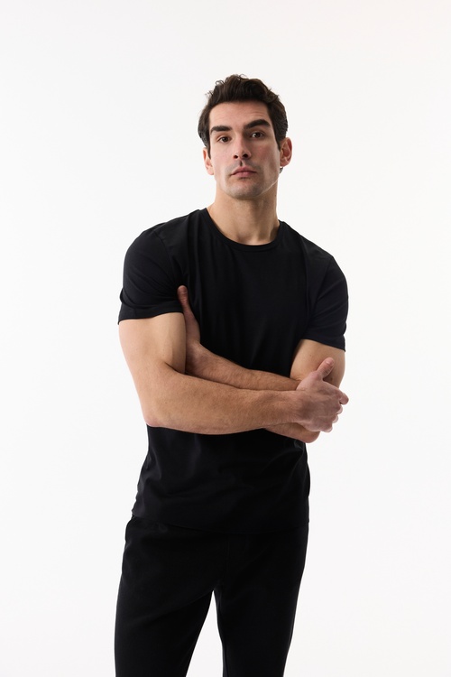  BİSİKLET YAKA KISA KOLLU T-SHIRT