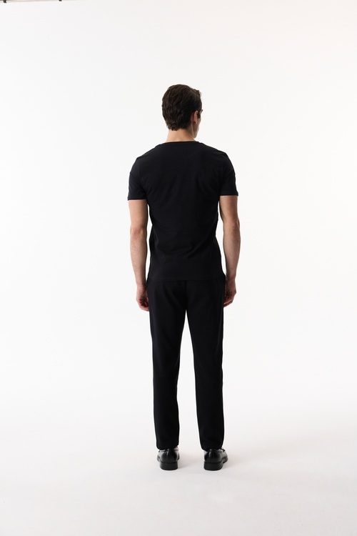  BİSİKLET YAKA KISA KOLLU T-SHIRT