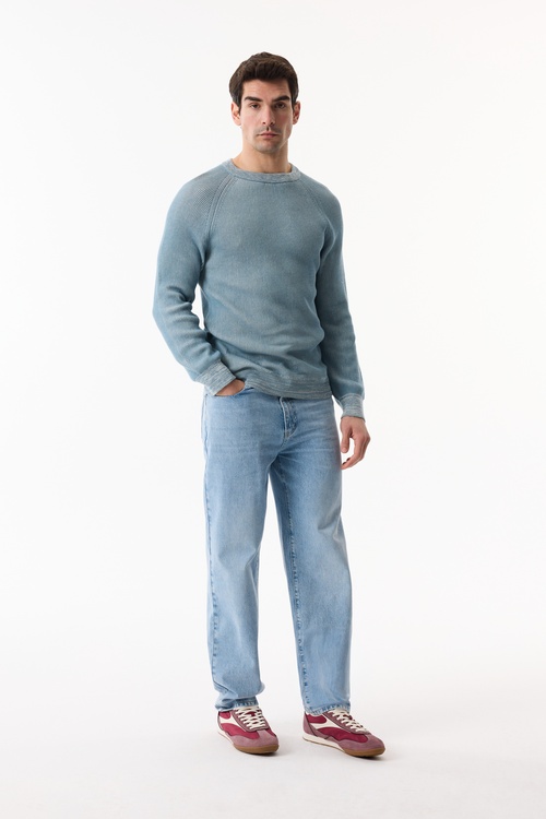  BİSİKLET YAKA FİTİLLİ TRİKO KAZAK