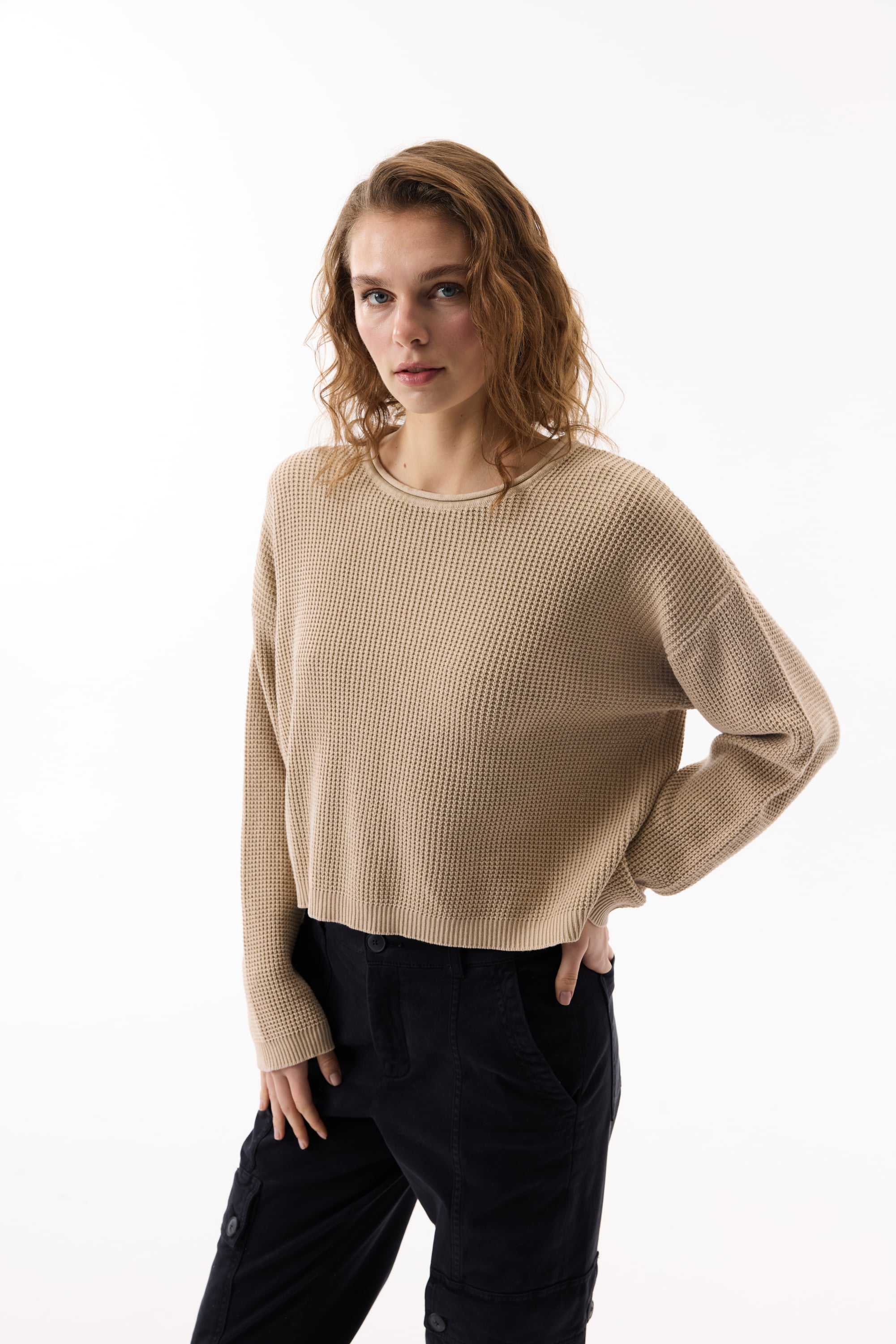 DOKULU LOOSE FIT KAZAK