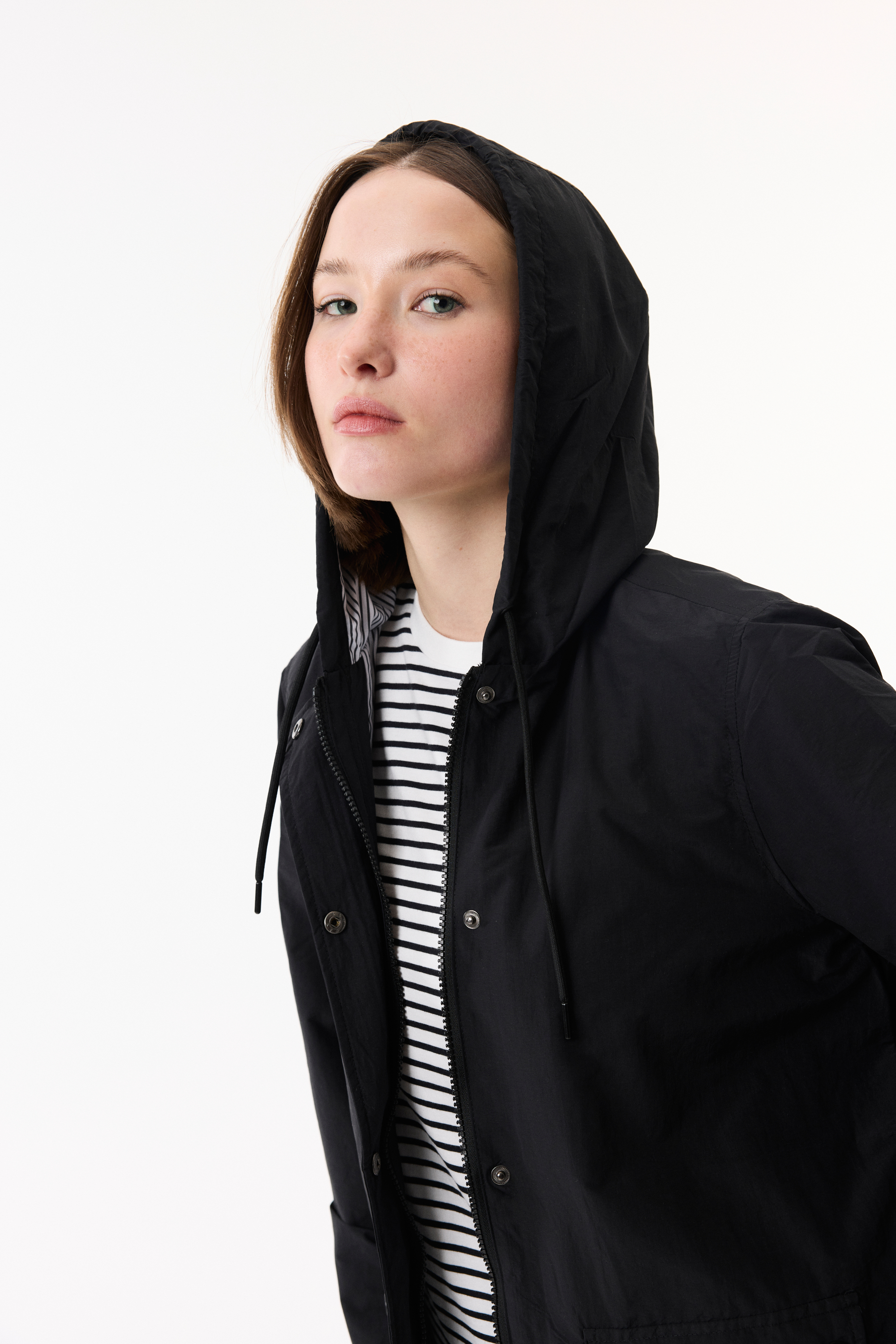 KAPÜŞONLU KISA YAĞMURLUK