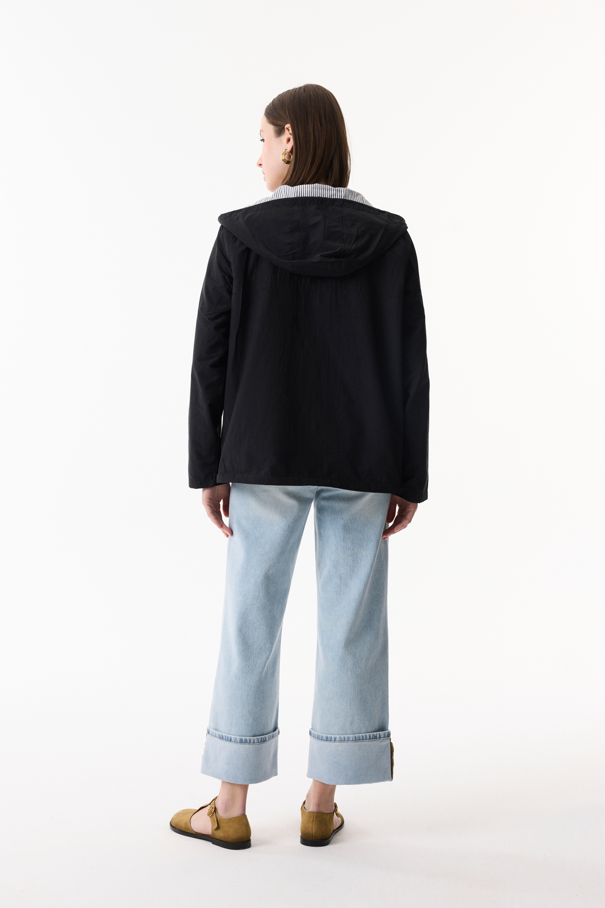 KAPÜŞONLU KISA YAĞMURLUK