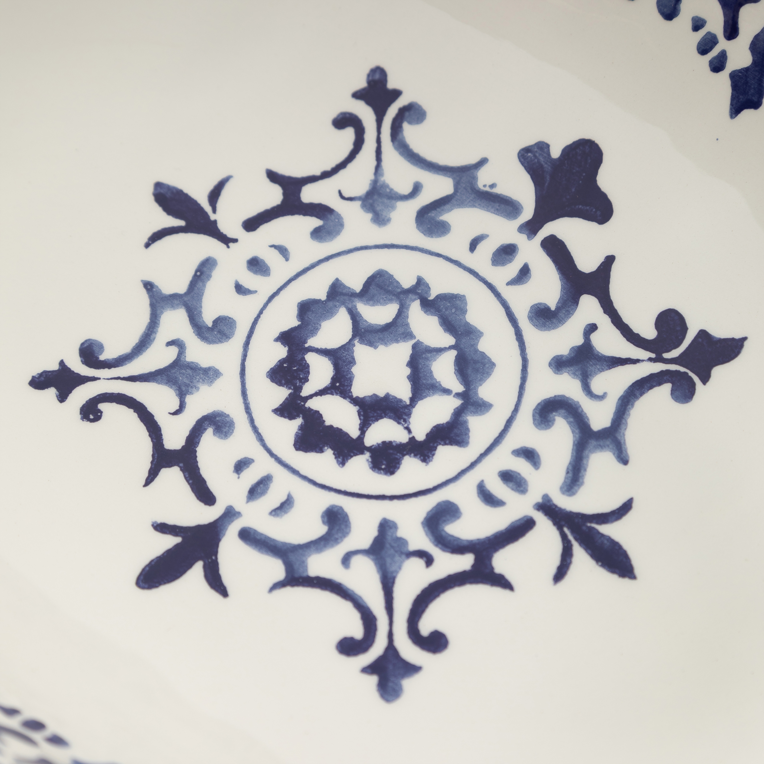 MOROCCO BLUE OVAL KASE 35CM