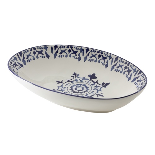  MOROCCO BLUE OVAL KASE 35CM
