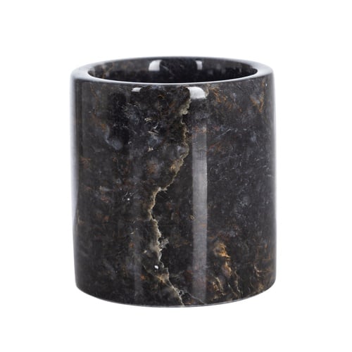  MARBLE SİYAH 5'Lİ BANYO SETİ