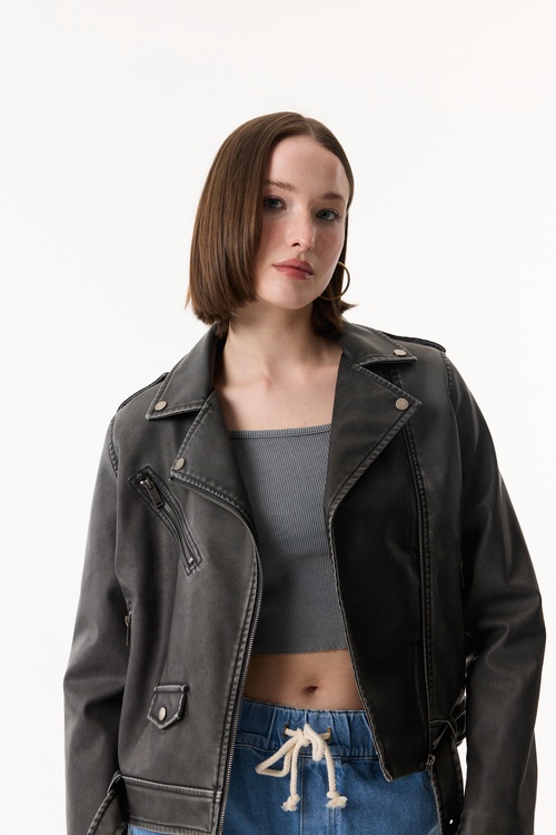  OVERSIZE BIKER CEKET