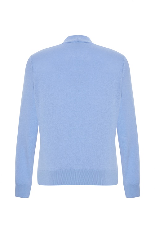  V YAKA ÇİFT RENKLİ HIRKA