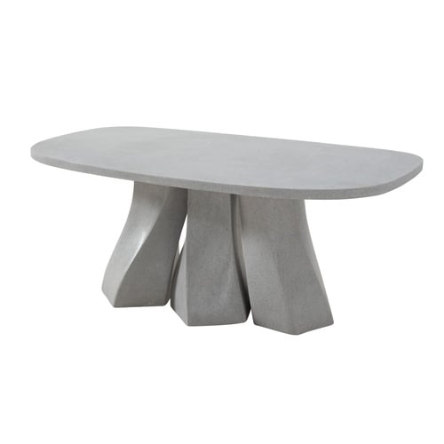  FREYA MASA GRİ 200X100X75 CM