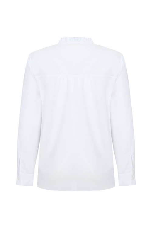  FIRFIR DETAYLI GÖMLEK BLUZ