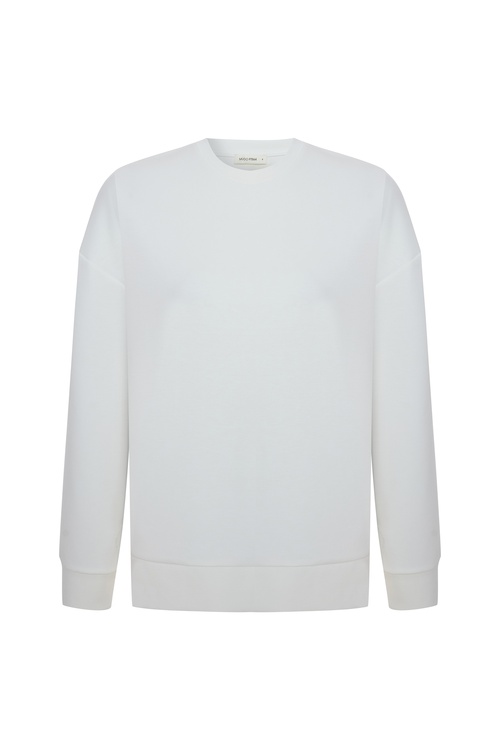  BİSİKLET YAKA MODAL SWEATSHIRT