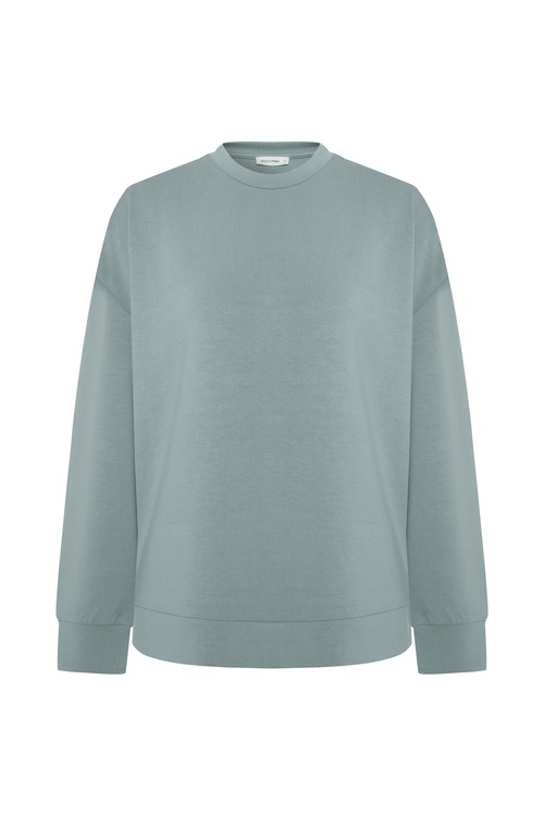  BİSİKLET YAKA MODAL SWEATSHIRT