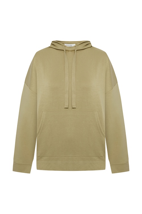  KAPÜŞONLU KARGO CEPLİ MODAL SWEATSHIRT