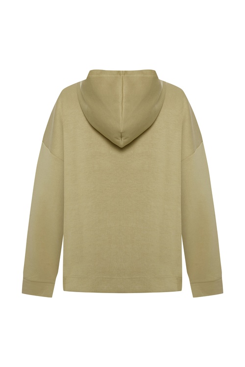  KAPÜŞONLU KARGO CEPLİ MODAL SWEATSHIRT