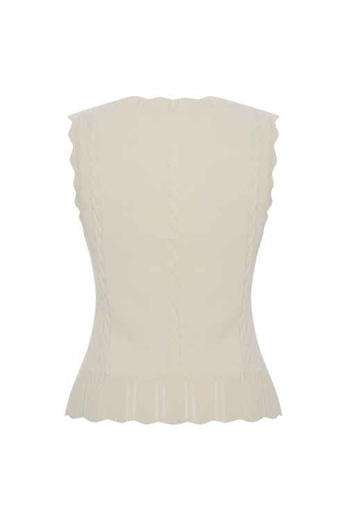  BİSİKLET YAKA NAKIŞLI SÜVETER