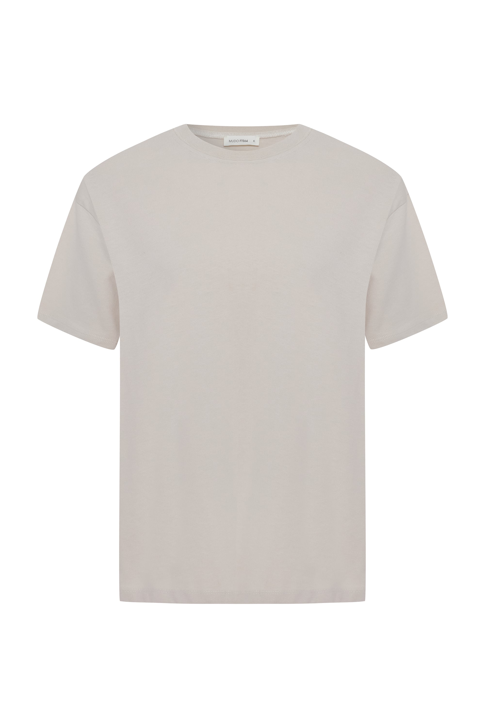 BİSİKLET YAKA OVERSIZE KISA KOLLU T-SHIRT