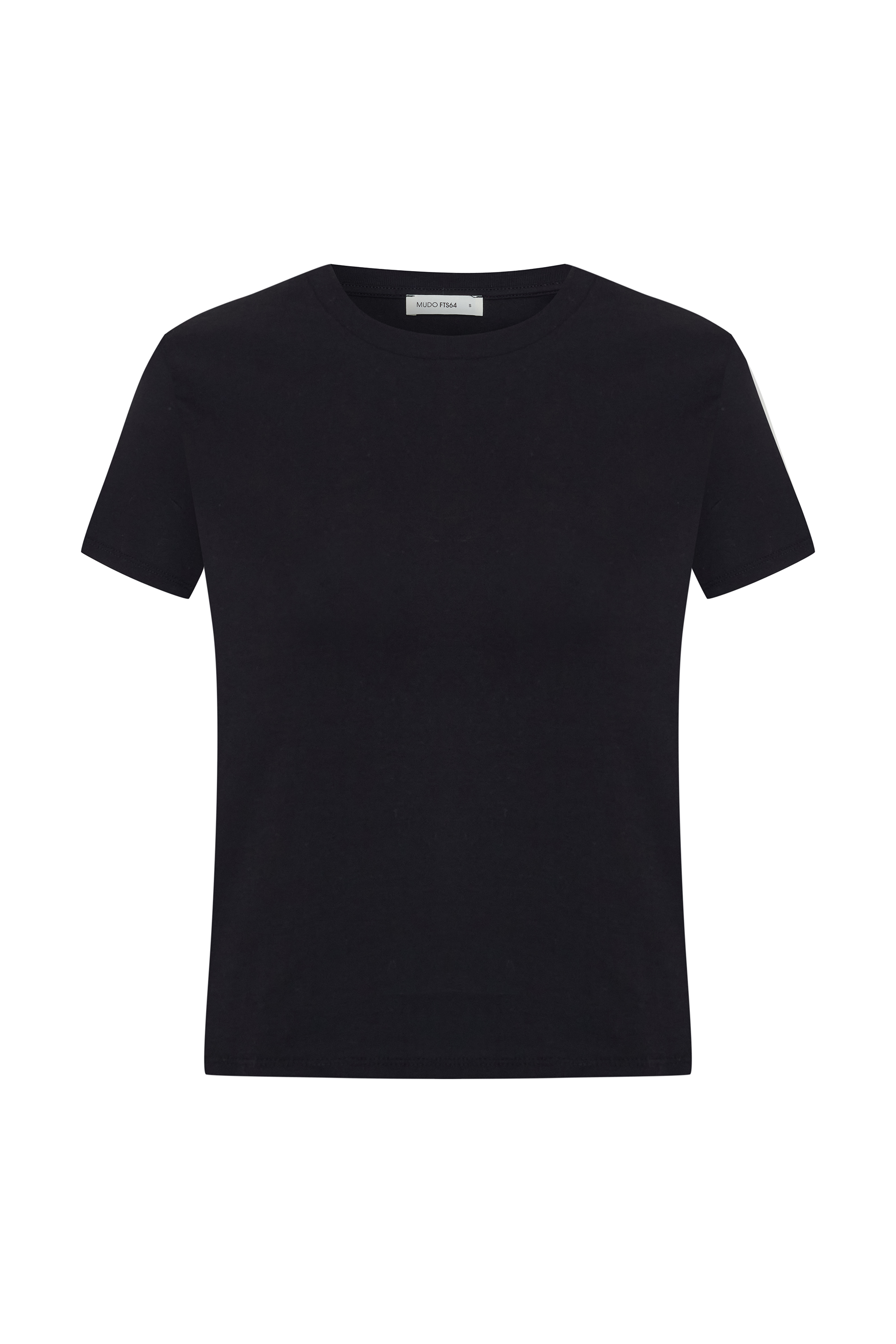 BİSİKLET YAKA KISA KOLLU T-SHIRT