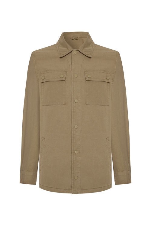 KETEN KARIŞIMLI CASUAL CEKET