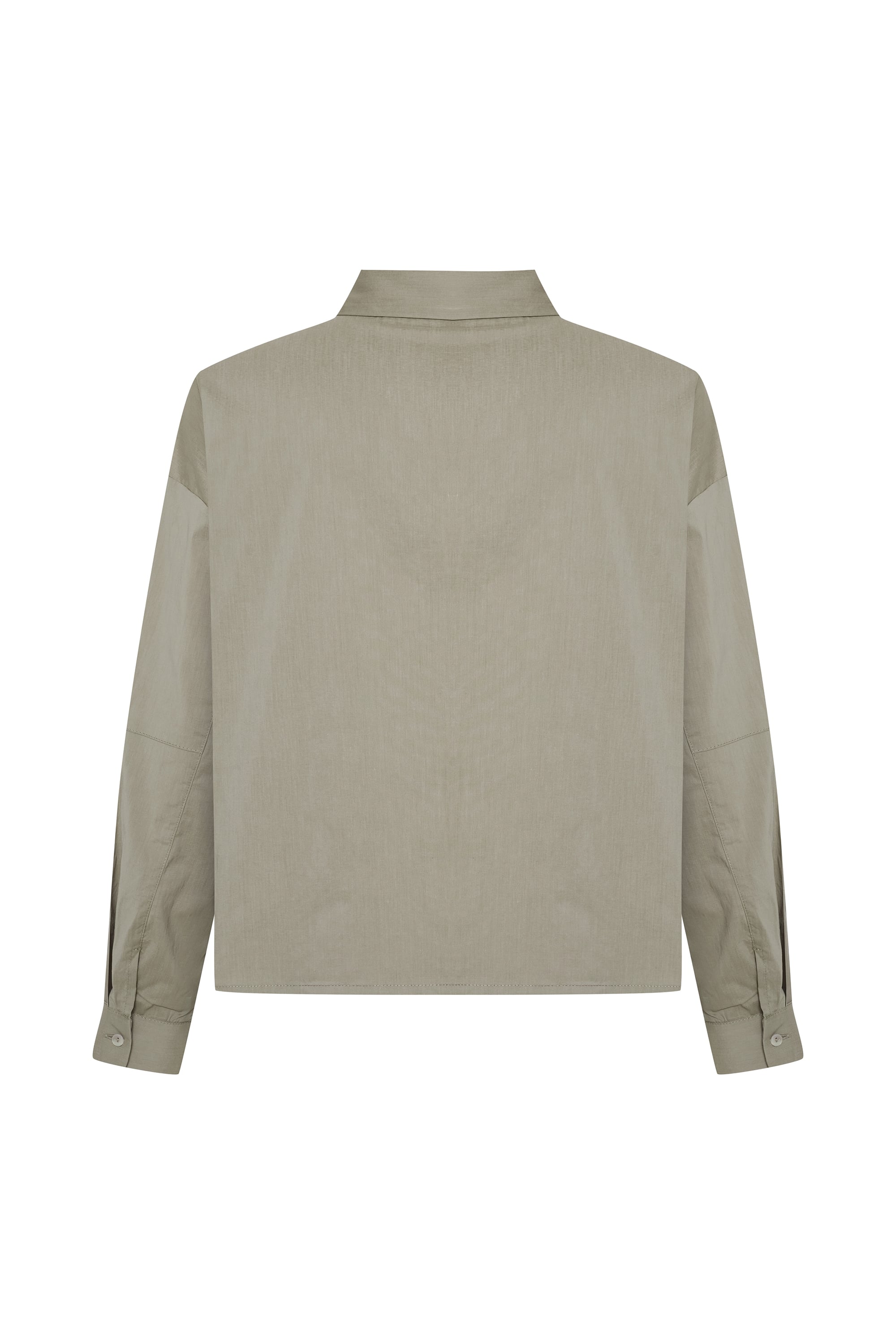 UZUN KOLLU CROP GÖMLEK