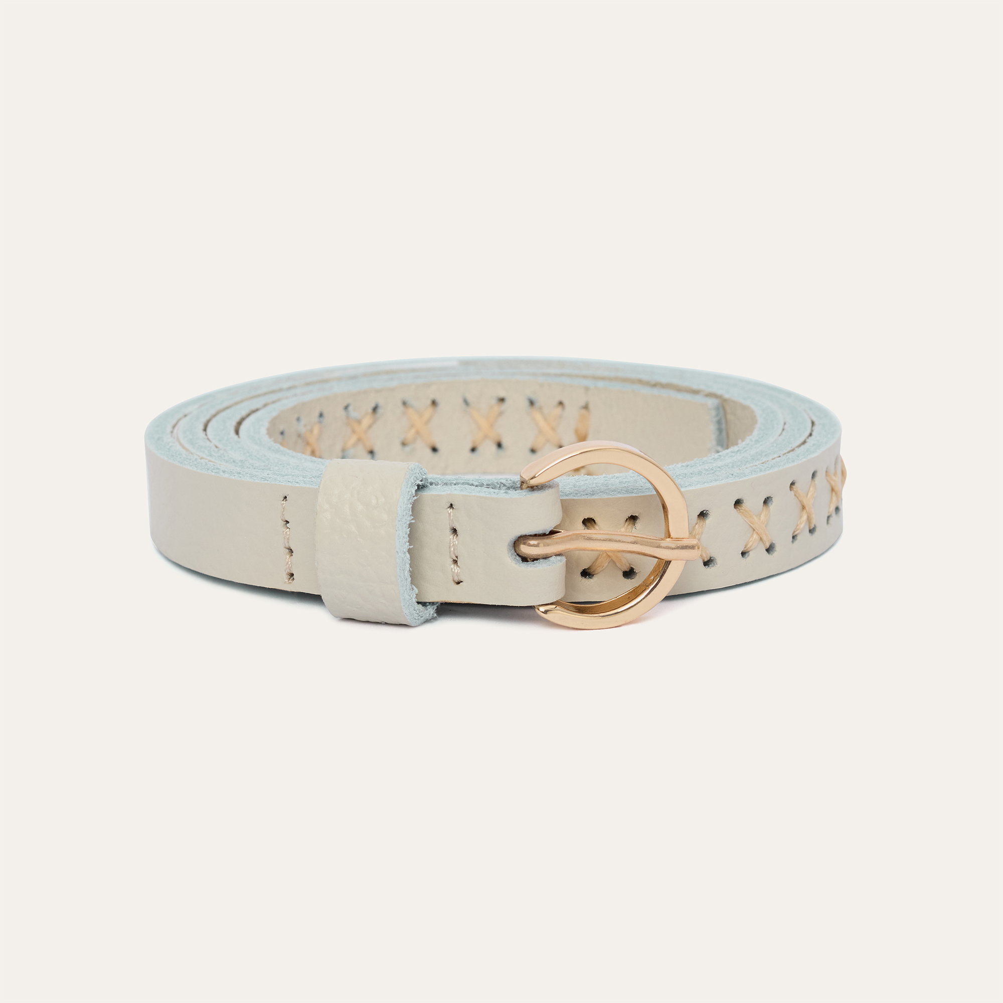 DİKİŞ DETAYLI HAKİKİ DERİ KEMER