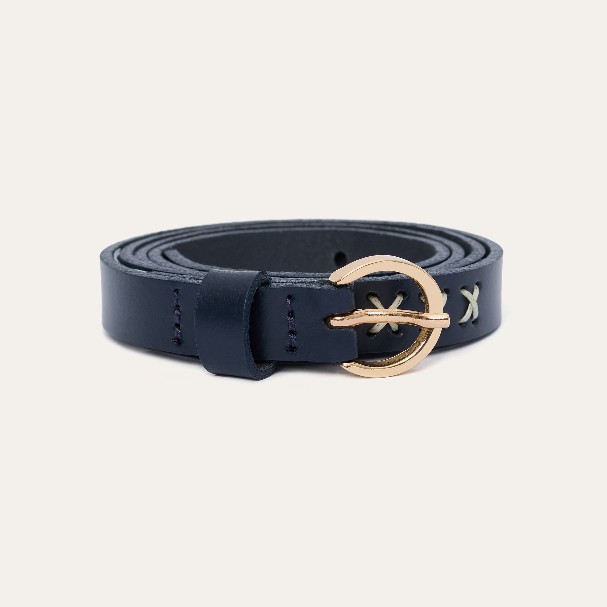 DİKİŞ DETAYLI HAKİKİ DERİ KEMER