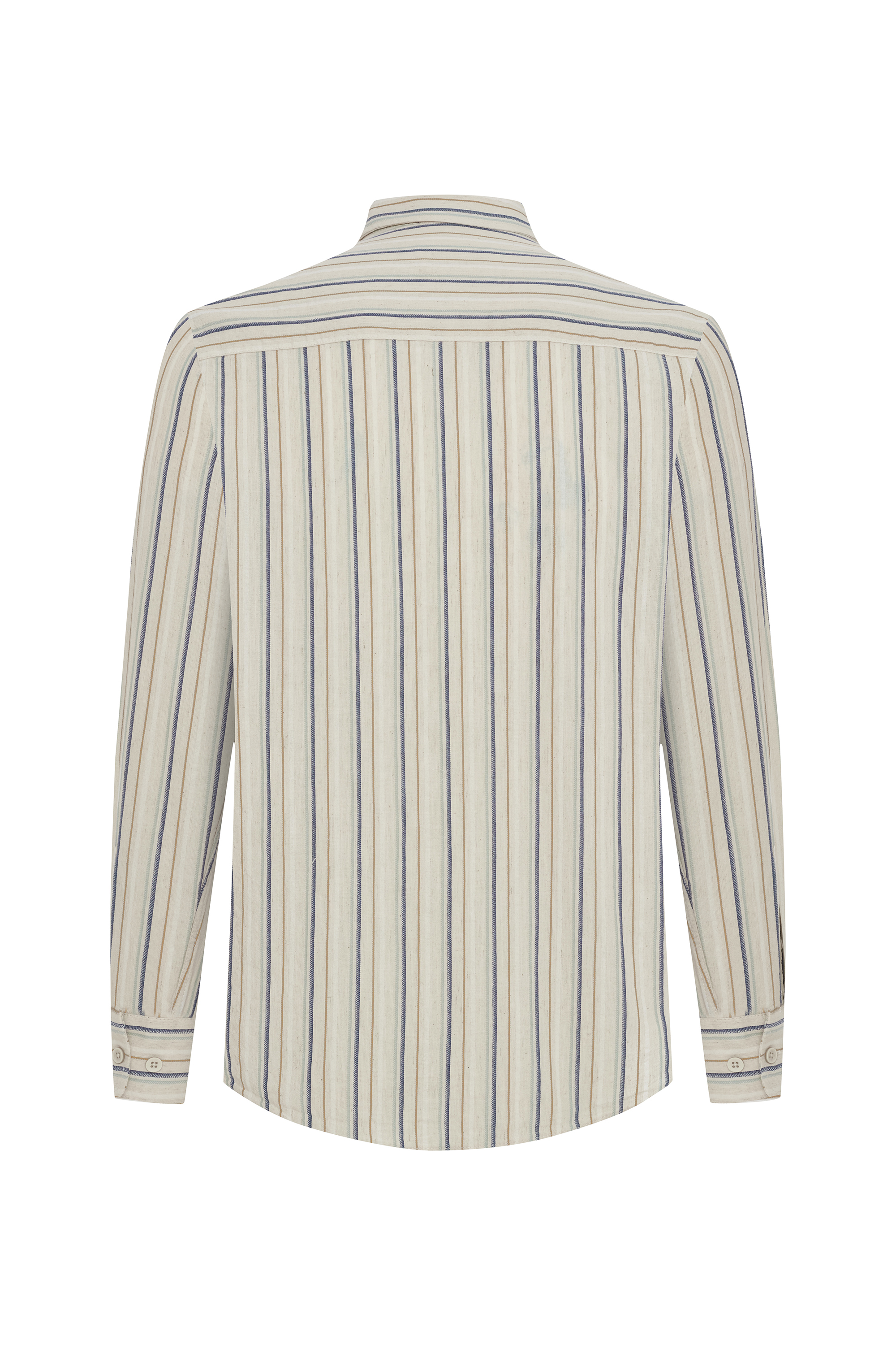 ÇİZGİLİ REGULAR FIT UZUN KOLLU GÖMLEK