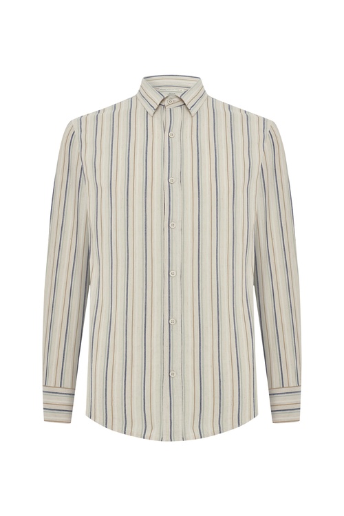  ÇİZGİLİ REGULAR FIT UZUN KOLLU GÖMLEK