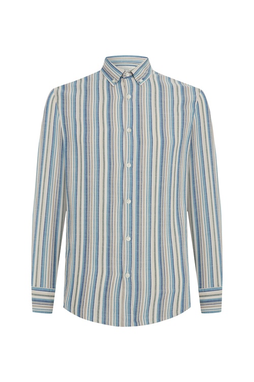  ÇİZGİLİ REGULAR FIT UZUN KOLLU GÖMLEK