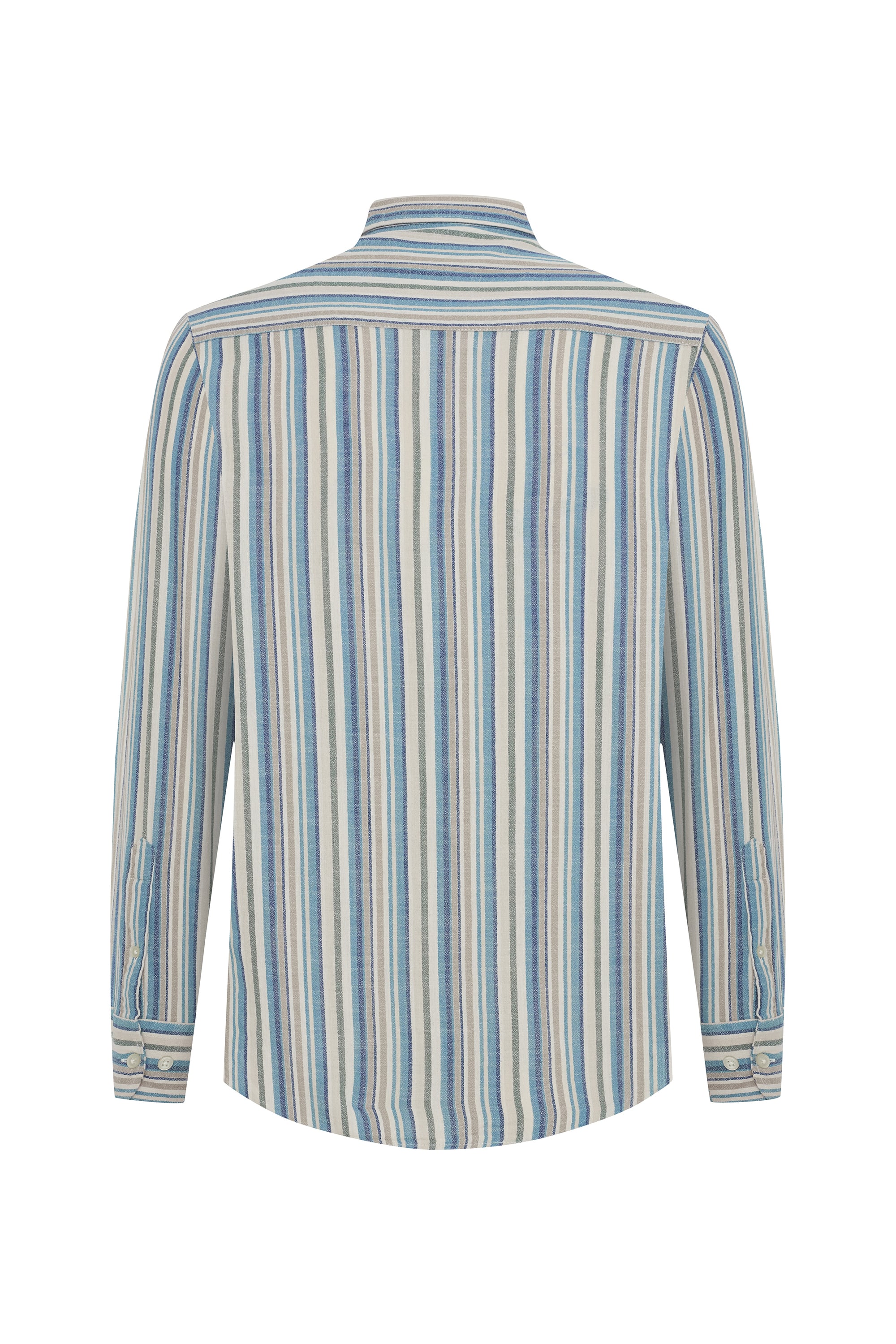 ÇİZGİLİ REGULAR FIT UZUN KOLLU GÖMLEK