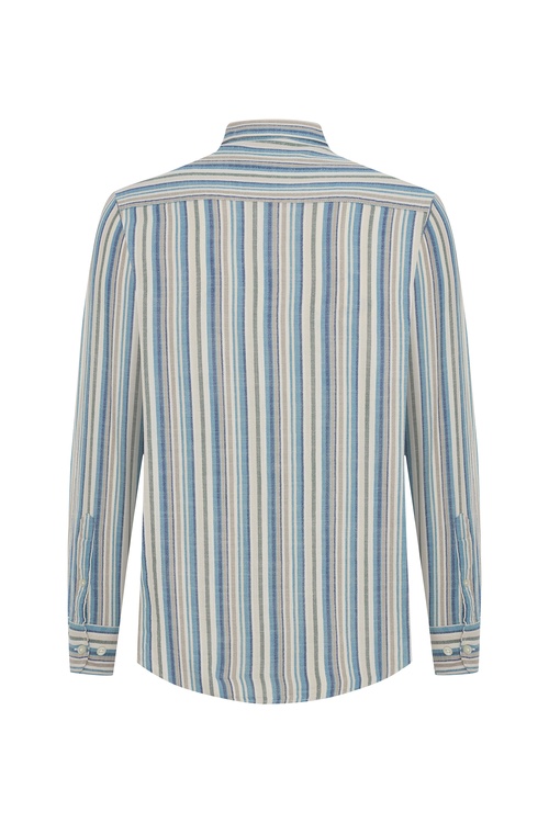  ÇİZGİLİ REGULAR FIT UZUN KOLLU GÖMLEK