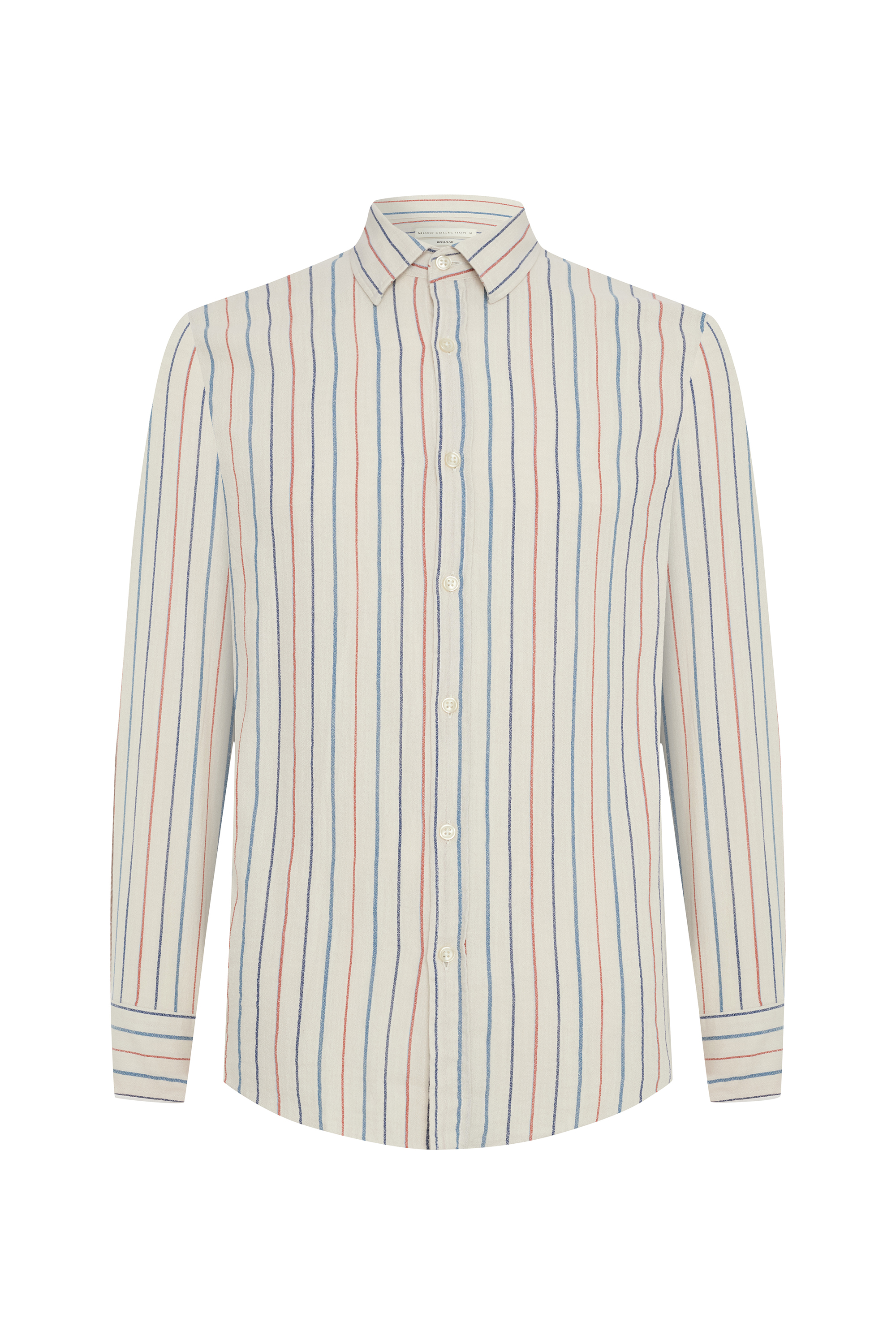 ÇİZGİLİ REGULAR FIT UZUN KOLLU GÖMLEK