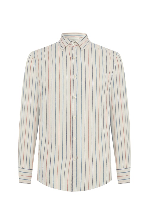  ÇİZGİLİ REGULAR FIT UZUN KOLLU GÖMLEK