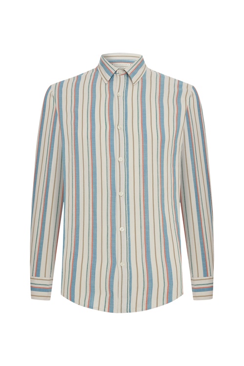  ÇİZGİLİ REGULAR FIT UZUN KOLLU GÖMLEK