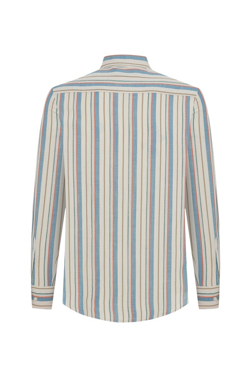  ÇİZGİLİ REGULAR FIT UZUN KOLLU GÖMLEK