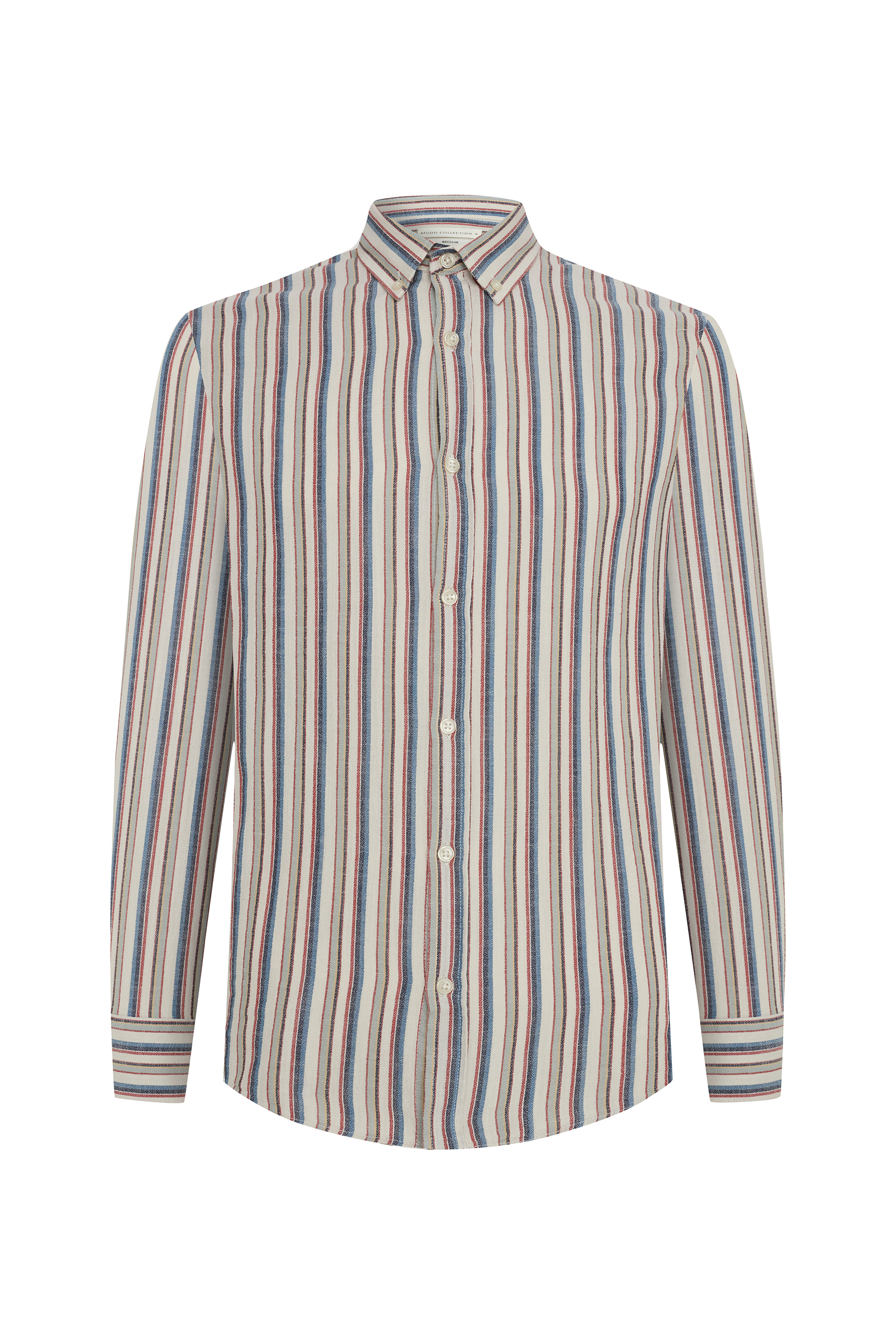 ÇİZGİLİ REGULAR FIT UZUN KOLLU GÖMLEK