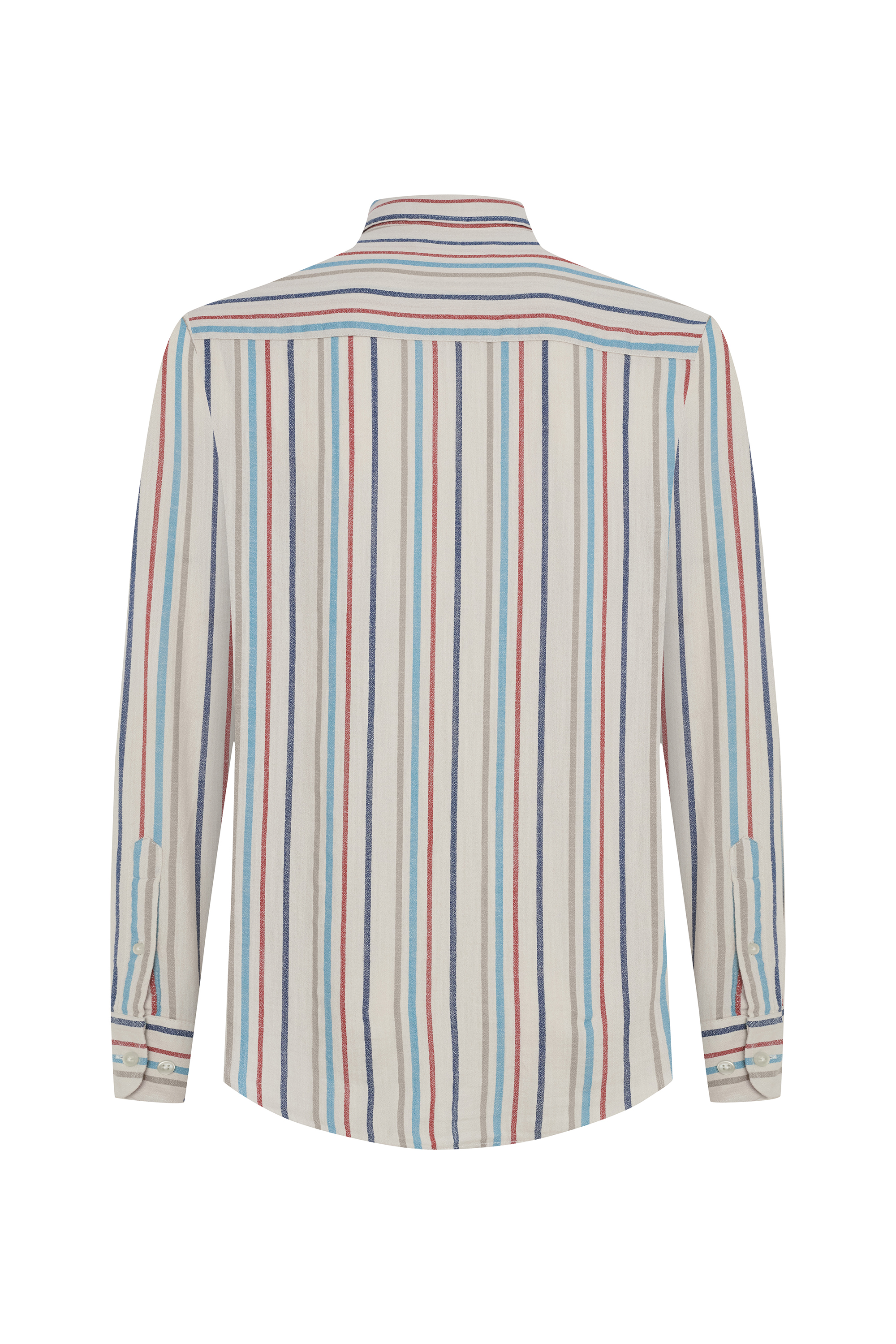 ÇİZGİLİ REGULAR FIT UZUN KOLLU GÖMLEK