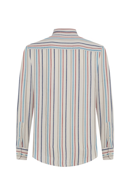  ÇİZGİLİ REGULAR FIT UZUN KOLLU GÖMLEK